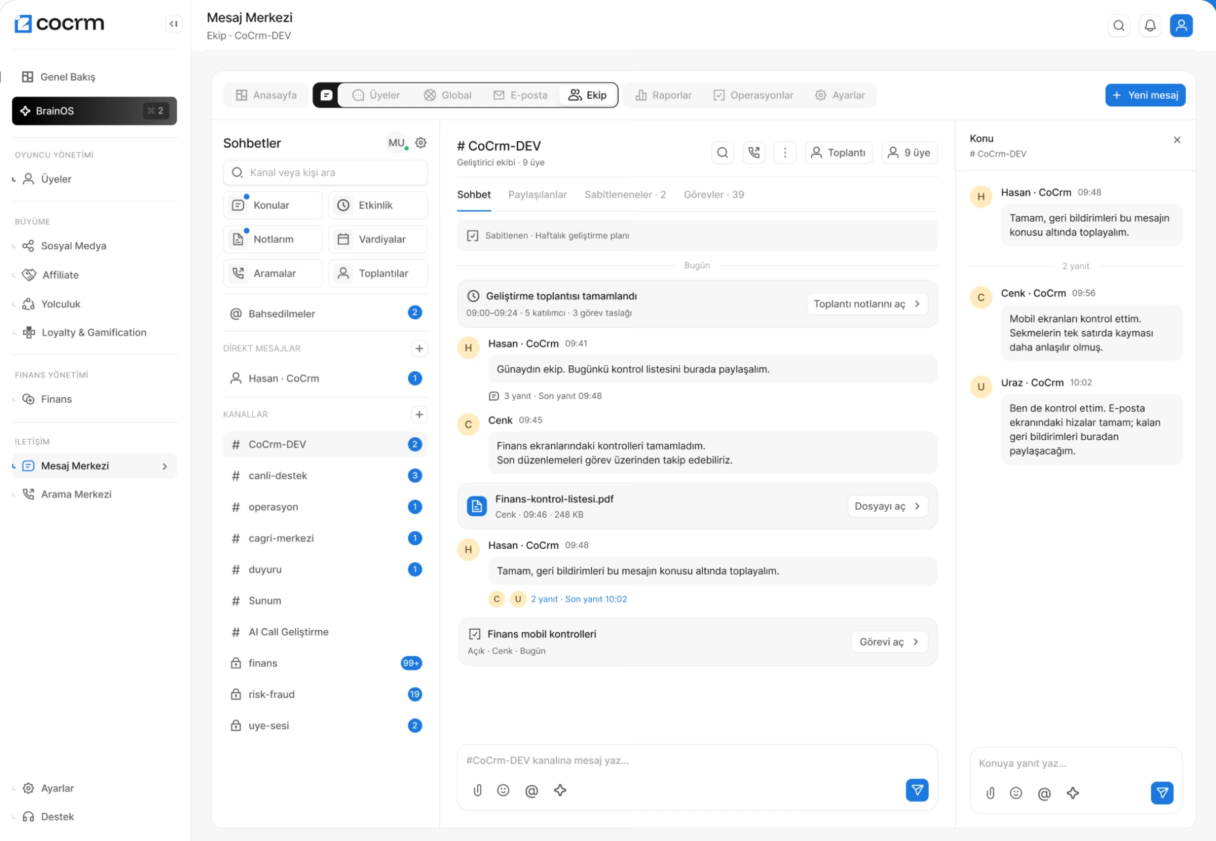 Engagement System